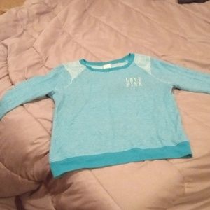 Pink sweater blue size smal